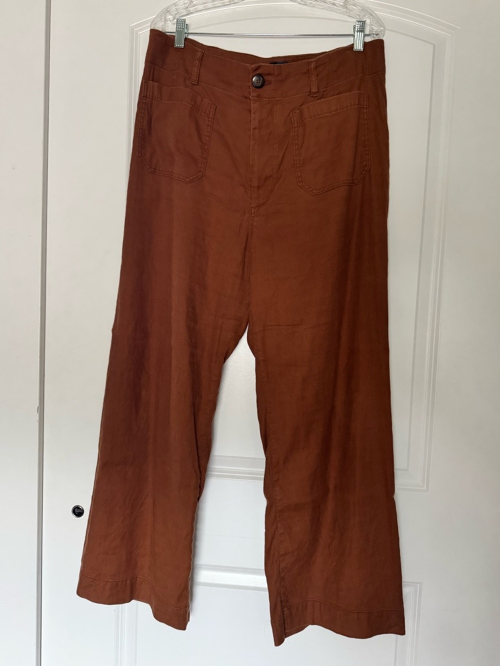 Anthropologie Maeve Colette Pants in Burnt Copper